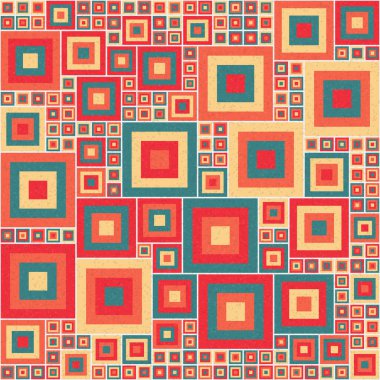 Soyut Geometrik Desen üretken hesaplama sanatı çizimi