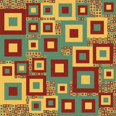 Soyut Geometrik Desen üretken hesaplama sanatı çizimi