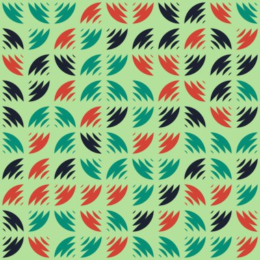 Soyut Geometrik Desen üretken hesaplama sanatı çizimi