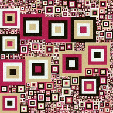 Soyut Geometrik Desen üretken hesaplama sanatı çizimi