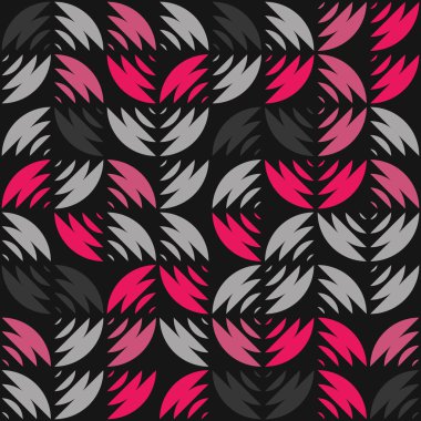 Soyut Geometrik Desen üretken hesaplama sanatı çizimi