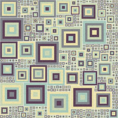 Soyut Geometrik Desen üretken hesaplama sanatı çizimi