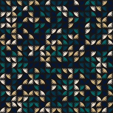 Soyut Geometrik Desen üretken hesaplama sanatı çizimi