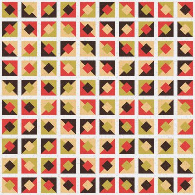 Soyut Geometrik Desen üretken hesaplama sanatı çizimi