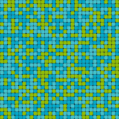 Soyut Geometrik Desen üretken hesaplama sanatı çizimi