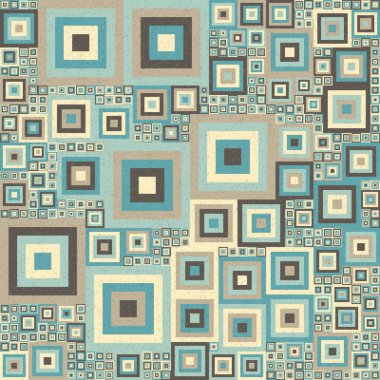 Soyut Geometrik Desen üretken hesaplama sanatı çizimi