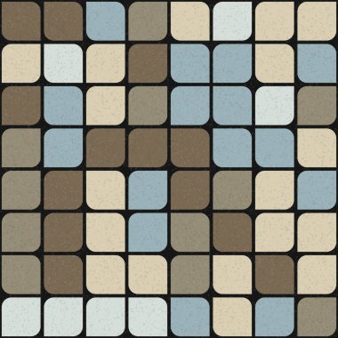 Soyut Geometrik Desen üretken hesaplama sanatı çizimi