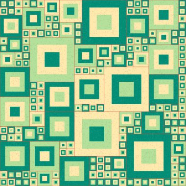 Soyut Geometrik Desen üretken hesaplama sanatı çizimi