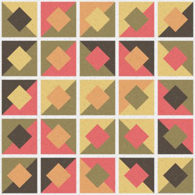 Soyut Geometrik Desen üretken hesaplama sanatı çizimi