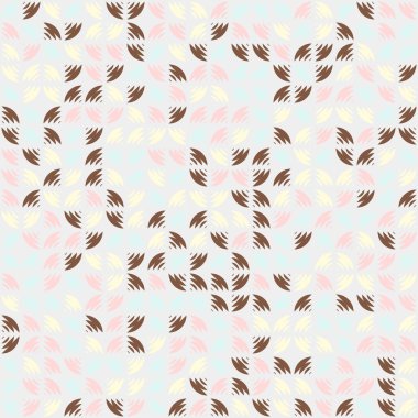 Soyut Geometrik Desen üretken hesaplama sanatı çizimi