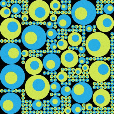 Soyut Geometrik Desen üretken hesaplama sanatı çizimi