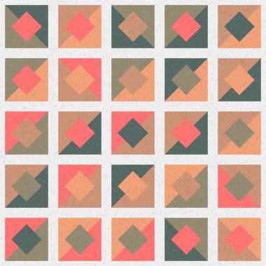 Soyut Geometrik Desen üretken hesaplama sanatı çizimi