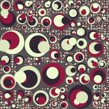 Soyut Geometrik Desen üretken hesaplama sanatı çizimi