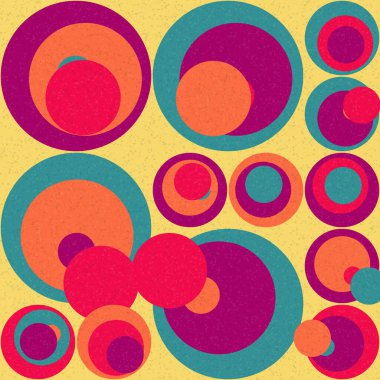 Soyut Geometrik Desen üretken hesaplama sanatı çizimi