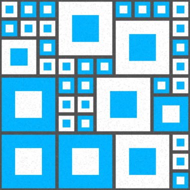 Soyut Geometrik Desen üretken hesaplama sanatı çizimi