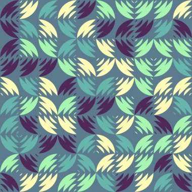 Soyut Geometrik Desen üretken hesaplama sanatı çizimi