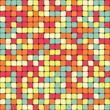 Soyut Geometrik Desen üretken hesaplama sanatı çizimi