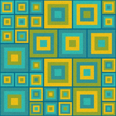 Soyut Geometrik Desen üretken hesaplama sanatı çizimi
