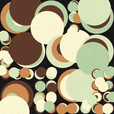 Soyut Geometrik Desen üretken hesaplama sanatı çizimi