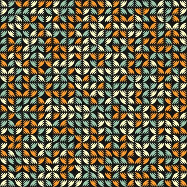 Soyut Geometrik Desen üretken hesaplama sanatı çizimi