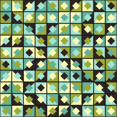 Soyut Geometrik Desen üretken hesaplama sanatı çizimi