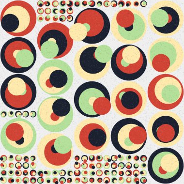 Soyut Geometrik Desen üretken hesaplama sanatı çizimi