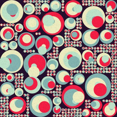 Soyut Geometrik Desen üretken hesaplama sanatı çizimi