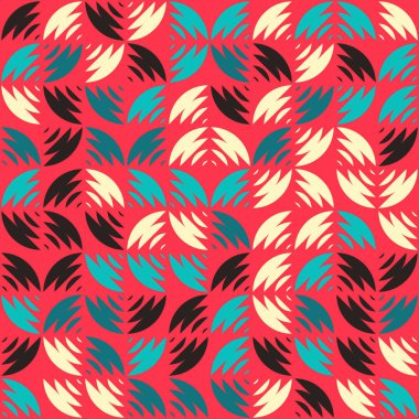 Soyut Geometrik Desen üretken hesaplama sanatı çizimi