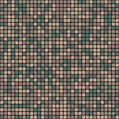 Soyut Geometrik Desen üretken hesaplama sanatı çizimi