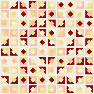 Soyut Geometrik Desen üretken hesaplama sanatı çizimi