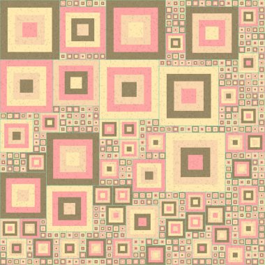 Soyut Geometrik Desen üretken hesaplama sanatı çizimi