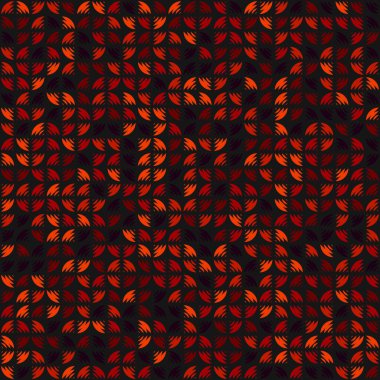 Soyut Geometrik Desen üretken hesaplama sanatı çizimi