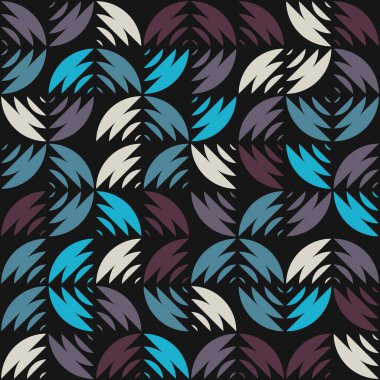 Soyut Geometrik Desen üretken hesaplama sanatı çizimi