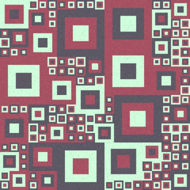 Soyut Geometrik Desen üretken hesaplama sanatı çizimi