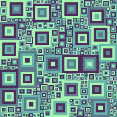 Soyut Geometrik Desen üretken hesaplama sanatı çizimi