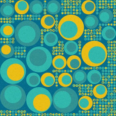 Soyut Geometrik Desen üretken hesaplama sanatı çizimi