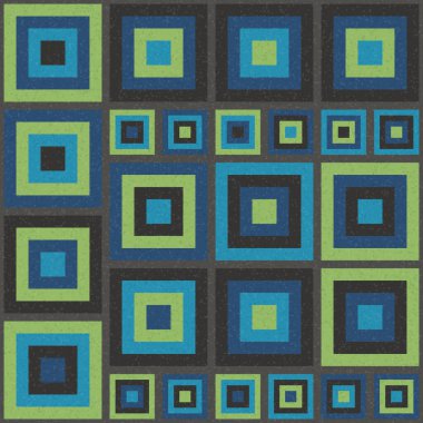 Soyut Geometrik Desen üretken hesaplama sanatı çizimi