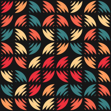 Soyut Geometrik Desen üretken hesaplama sanatı çizimi