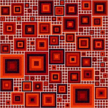 Soyut Geometrik Desen üretken hesaplama sanatı çizimi