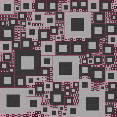 Soyut Geometrik Desen üretken hesaplama sanatı çizimi