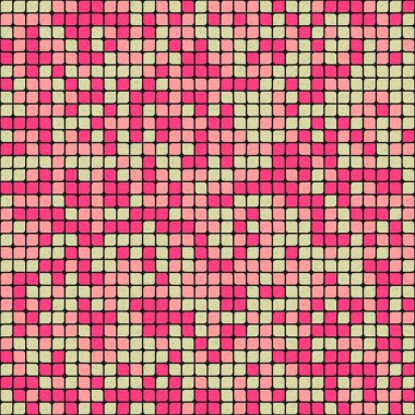 Soyut Geometrik Desen üretken hesaplama sanatı çizimi