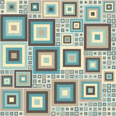 Soyut Geometrik Desen üretken hesaplama sanatı çizimi