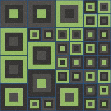 Soyut Geometrik Desen üretken hesaplama sanatı çizimi