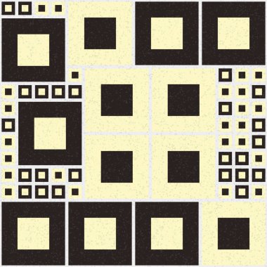 Soyut Geometrik Desen üretken hesaplama sanatı çizimi