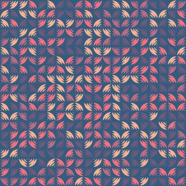 Soyut Geometrik Desen üretken hesaplama sanatı çizimi