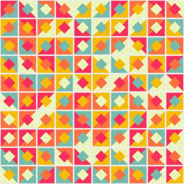 Soyut Geometrik Desen üretken hesaplama sanatı çizimi