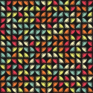 Soyut Geometrik Desen üretken hesaplama sanatı çizimi