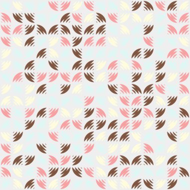 Soyut Geometrik Desen üretken hesaplama sanatı çizimi