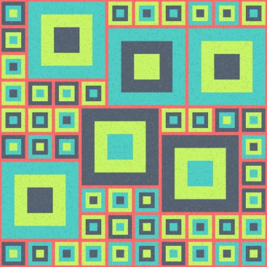 Soyut Geometrik Desen üretken hesaplama sanatı çizimi