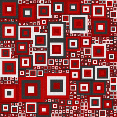 Soyut Geometrik Desen üretken hesaplama sanatı çizimi